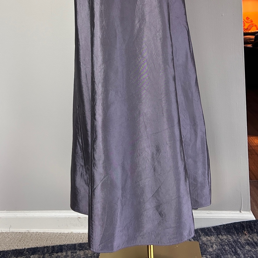 VINTAGE JS COLLECTIONS 90s Asymmetric Formal Skirt Minimalist Romantic Goth | 10 - Picture 5 of 13